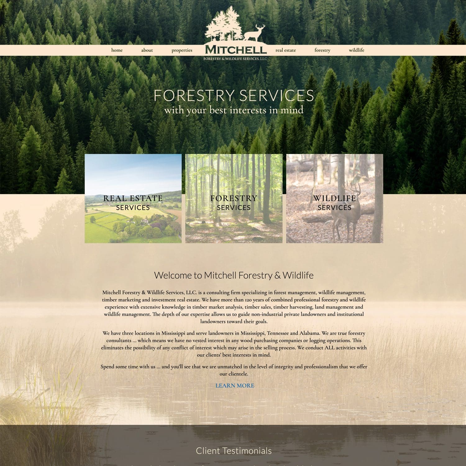 wildlife services website - JLB, Best Web Design and Web Development Company in Nashville, Brentwood, and Franklin
