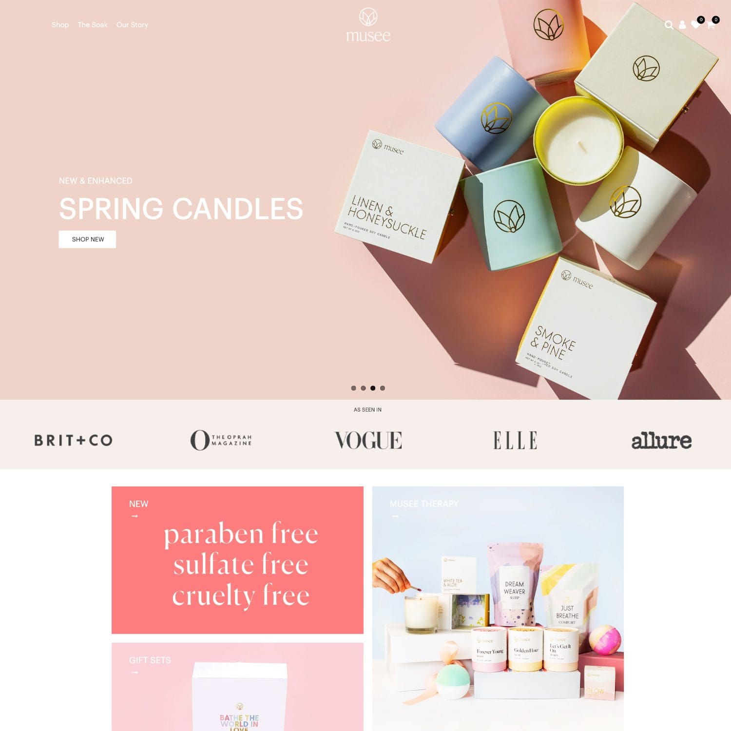 candles online shopping website - JLB, Best Web Design and Web Development Company in Nashville, Brentwood, and Franklin