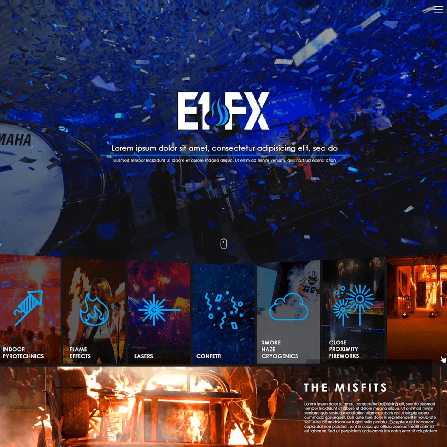 event effects website - JLB, Best Web Design and Web Development Company in Nashville, Brentwood, and Franklin