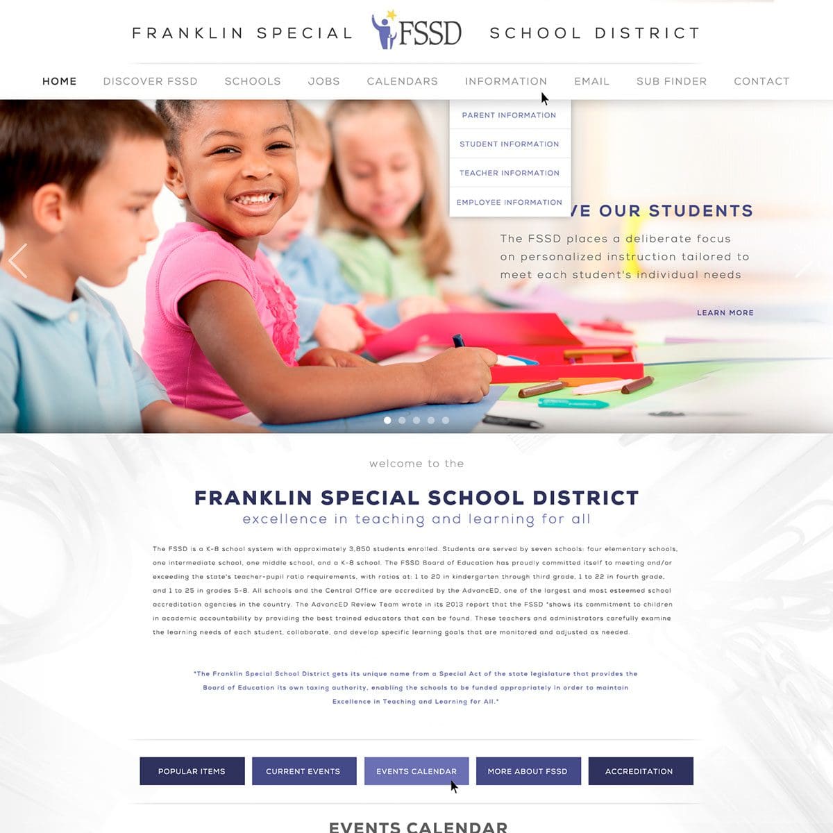 fssd website after brentwood web designers worked together to recreate it to include digital marketing and seo support