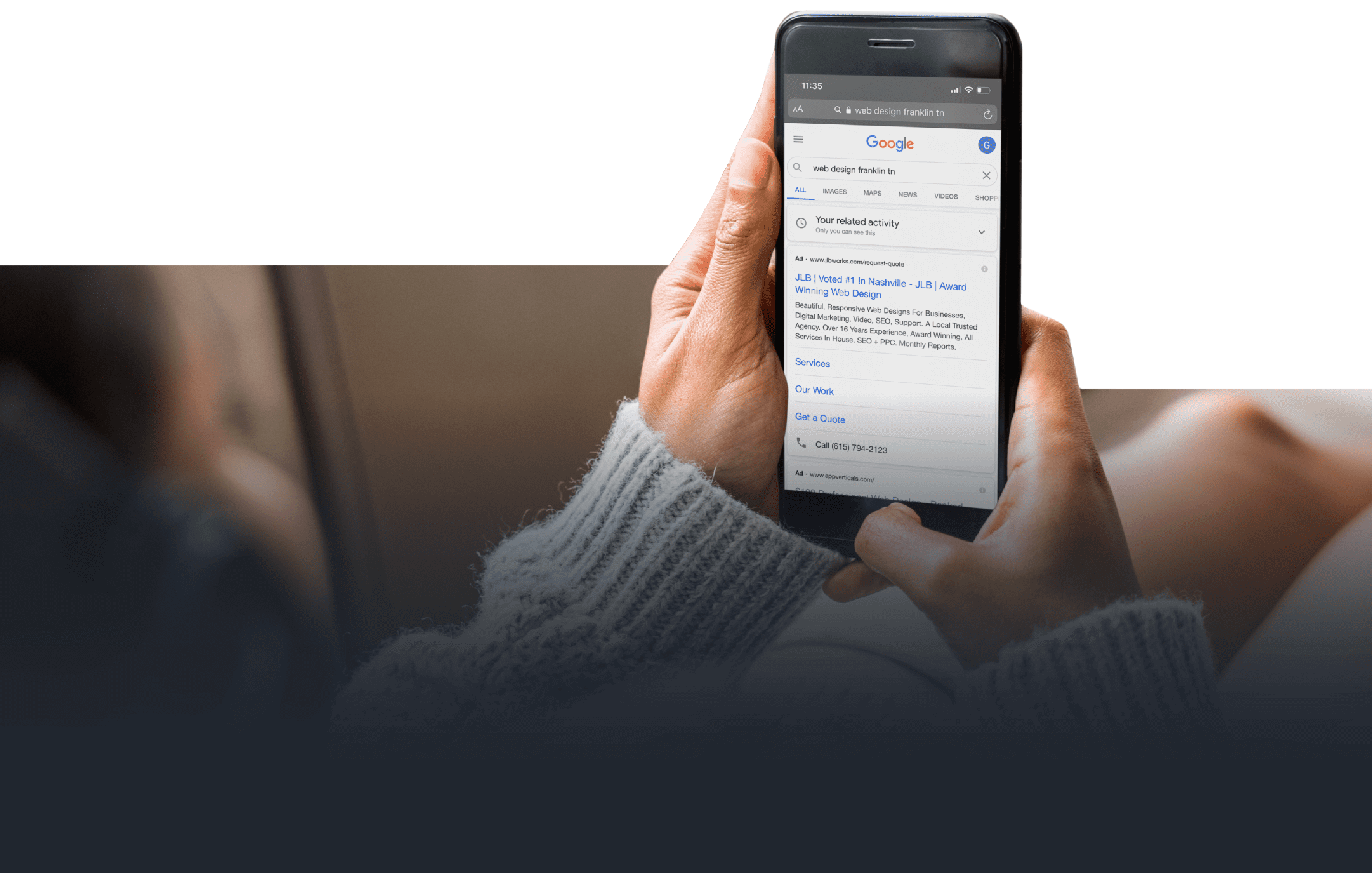 web design company in google for Franklin, TN