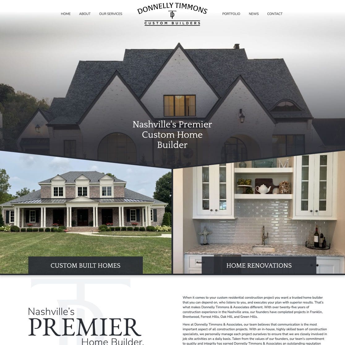 Nashville Web Design by JLB - Donnolley Timmons