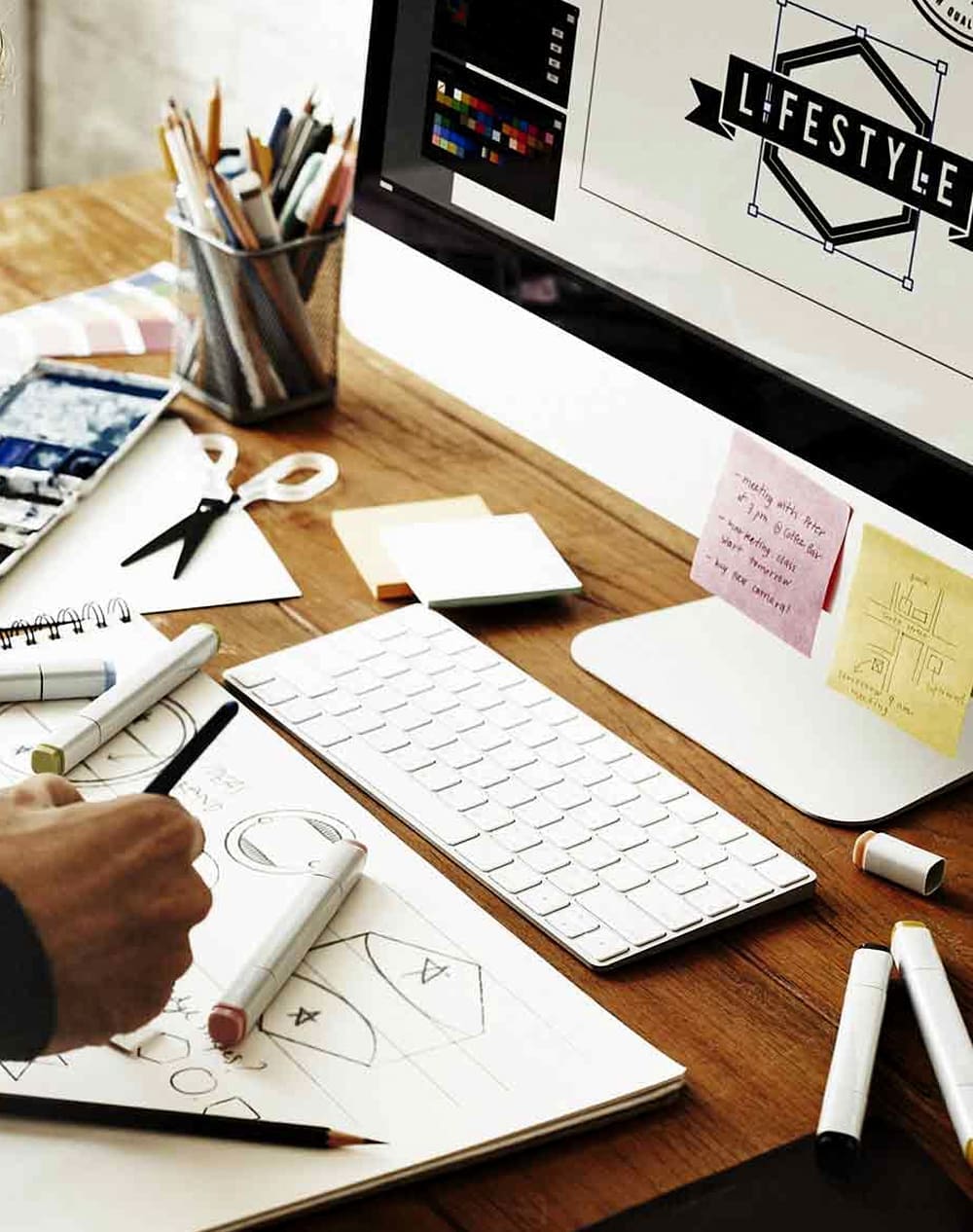 Chattanooga Website Designer Working on Graphics